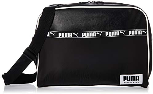 PUMA Unisex Erwachsene, Campus Reporter Umhängetasche, Schwarz, Einheitsgröße