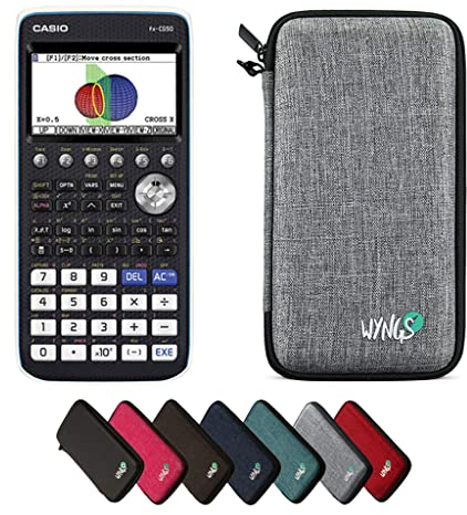 Casio fx-CG50 inkl. WYNGS Schutztasche Hellgrau - Grafikrechner - Basic Set