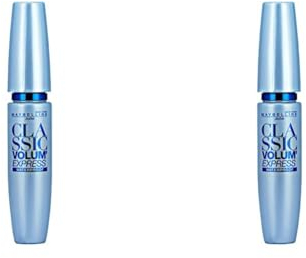 Volum' Express Classic Mascara Black Waterproof, volumenverstärkende Wimperntusche, wasserfest