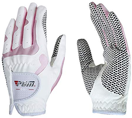 Hauni Women's Golf Glove One Pair, Non Slip Rain Gloves fit XS S M L XL, Cool and Comfortable…