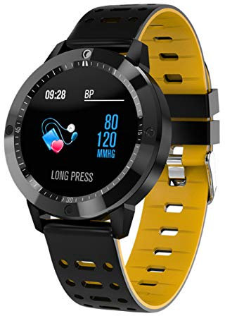 HPYHPY Ladies Smart Watch Waterproof Tempered Glass Activity Fitness Tracker Heart Rate Monitor