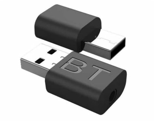 Generic Receptor Bluetooth 5.0 USB de 3.5mm para Coche y TV - Adaptador AUX para PC, Altavoz, Transmisor de Audio