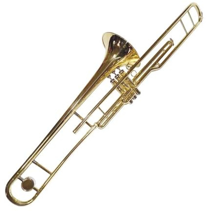 Trombones Instrumentos musicales Pistón Sib Cuproníquel Con Trombón Niquelado Cuerpo De Latón Amarillo Acabado Lacado Con Estuche
