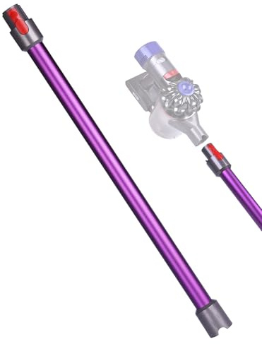 Tube Télescopique Compatible avec Dyson V7 V8 V10 V11 V15 – Tube d’Extension Rigide pour Aspirateur, Déverrouillage Rapide, Longueur 72.5 cm, Violet