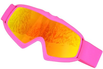 APGLSXY Skidglasögon för barn, stor vision snowboardglasögon för pojkar, UV-skydd, anti-dimma snö för tonåringar, utomhussport, skidor för pojkar, flickor, anti-dimma snö, stor vision snowboard