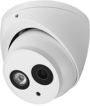 R-Tech AHD/CVI/TVI/Analógica 4 en 1 Cámara Vigilancia Domo para Exterior/Interior con Matriz IR Visión Nocturna – Lente Fija de 2,8 mm – Blanco