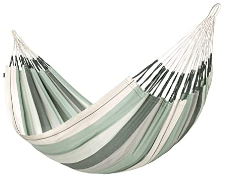 LA SIESTA® Modesta Olive - Klassische Hängematte Kingsize aus Bio-Baumwolle
