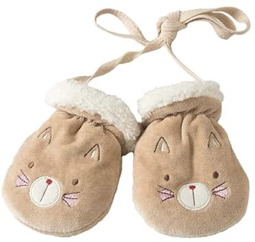 XGOPTS Baby Gloves Mittens Winter Thick Warm Lining Mittens Winter Cotton Blend Anti Scratch Gloves For Kids Boys Girls Toddlers Newborn Cat Feature(9-18 Months)