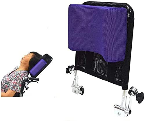Appuie-tête réglable universel pour fauteuil roulant pour un confort et un soutien améliorés – Idéal pour fauteuil roulant, chaise de toilette mobile et chaise de voyage – Facile à utiliser et à