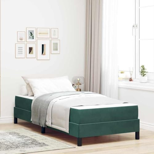 vidaXL Boxspring Säng i Sammet med Skummadrass - Modernt, Bekvämt och Lyxigt