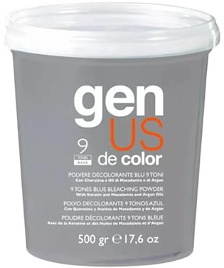 GENUS POLVERE DECOLORANTE 9 TONES BLUE BLEACHING POWDER 500GR
