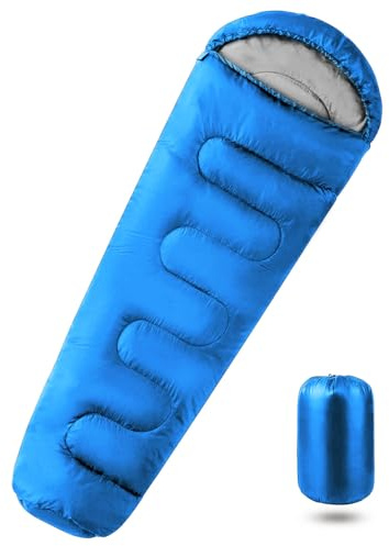 Lorrtta Sleeping Bags for Adults Ultralight 4 Season Single Person Warm Lightweight Sleeping Bag for Camping Lightweight Waterproof Indoor & Outdoor for Kids Teenagers Adults Hiking