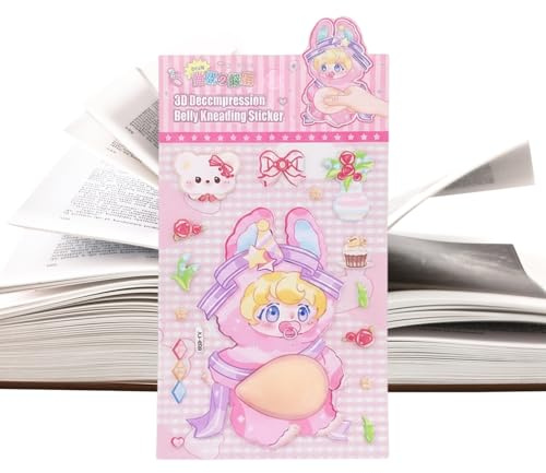 Tredimensionella Klistermärken Avsedda För Barn Soft Girl-Design | Scrapbooking Klistermärken För Barn, Vuxna, Journal, Planerare, Belöning i Klassrummet, Laptop, V
