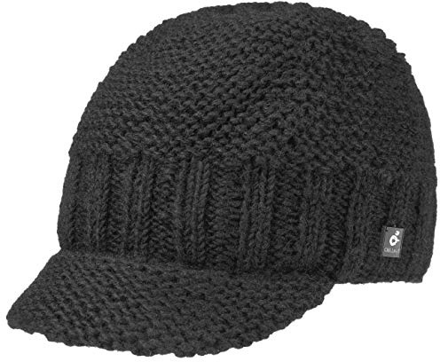 CHILLOUTS Herren Teddy Hat Beanie-Mütze, Schwarz, Einheitsgröße EU