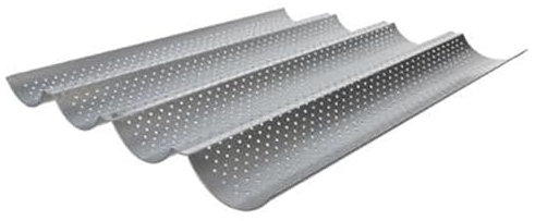 FIVE Simply Smart - Plaque de Cuisson 4 Baguettes Moule 37cm Gris