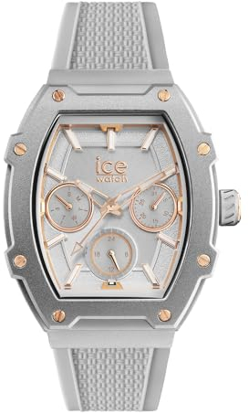 Ice-Watch - Ice boliday Grey Shades - Graue Damenuhr mit Silikonarmband - 022862 (Small)