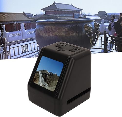 Scanner de Film et Négatifs Compact - écran de 2 Pouces pour Négatifs en Noir et Blanc escaner de diapositivas Diapositives 135 126 110 8 Mm Escáneres de negativos y diapositivas