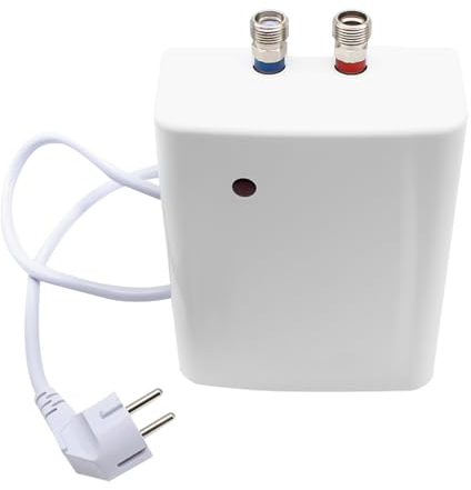 BJTDLLX Chauffe-eau électronique instantané 3500 W Mini chauffe-eau électrique 220 V Chauffe-eau de cuisine pour lavabos à main, cuisines