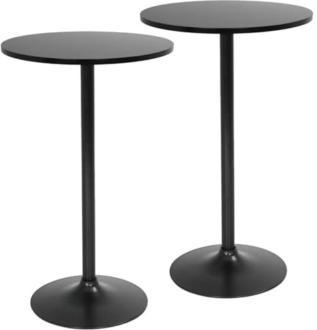 FDW | Bar Table | 40 Inch | Black | Fixed Height Round Table