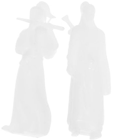 PAMINGONO 2pièces Figurines Miniatures De Chinois Décoration pour Terrariums Et Jardins Bonsai De Détails Réalistes Et Culture