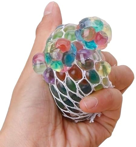 Balle Anti-Stress, Boule Anti-Stress Arc-en-, Jouet Sensoriel à Malaxer pour et Adultes - Loisirs Maison Bureau Salle de Classe Voyage Cadeau d'anniversaire