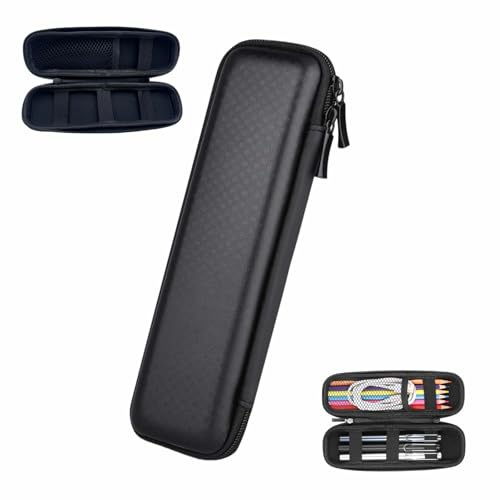 ANYUANKW Trousse à Crayons en EVA Housse De Transport Pencil Coque Rigide Étui Stylo Support pour Stylo Plume Stylo Bille Stylet Stylus Touch Pen Crayon Câble USB