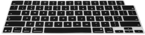 kwmobile Protection pour Clavier Compatible avec Apple MacBook Neo - Protection Clavier Ordinateur QWERTY US en Silicone - Noir