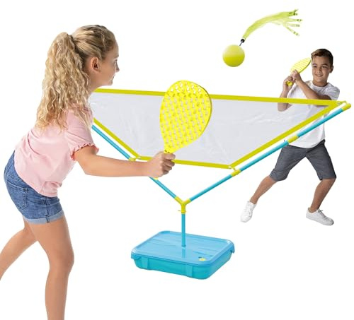 Swingball 5 in 1 Outdoor Game Set - Includes, Soccer, Volleyball, Tailball Tennis