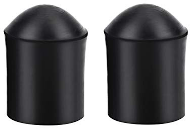 Double Bass Endpin Protector - 2pcs Double Bass Endpin Rubber Tip Stopper Black Protector End Cap Accessory
