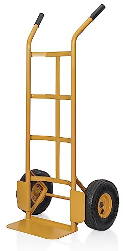 VITO - Diable Professionnel Charge 250 kg avec Roues gonflées Tout Métal Chariot de transport Fabriqué au Portugal