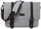 VASCHY Messenger Bag, Wasser Resistant Slim Crosskbody Laptop Schulter Tasche für Männer Frauen passt 14in Laptop für Arbeit,Schule,Büro Grau