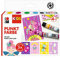 Marabu 0311000000103 - KiDS Dot Pen Set Einhorn 4 x 25 ml, Punktfarbe auf Wasserbasis für dotting Technik, trocknet matt und erhaben auf, für bunte Bildgestaltung mit der Dot Painting-Technik