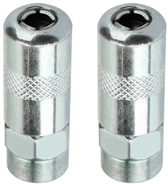 QQZ Grease Coupler 49-16-2649 for Milwau-kee M-18 High Pressure Grease Gun Coupler 1/8 NPT -2 Pcs