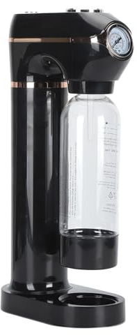 Fabricante de Agua con Gas, Máquina de Agua Carbonatada ABS PET de 1 Litro con Manómetro, Beneficios de la Máquina de Transmisión de Refrescos Comercial Ampliamente Compatible