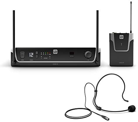 LD Systems U308 BPH - Wireless Microphone System with Bodypack and Headset - 863-865 MHz + 823-832 MHz