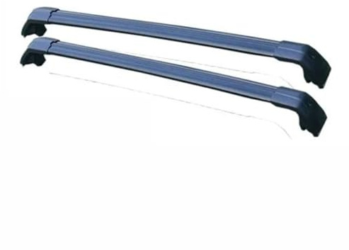 Auto Portaequipajes Barras para Skoda para Octavia 5 Puertas 2021 2022 2023 Barras Laterales Aleación De Aluminio Rieles Transversales Portaequipajes Barras Techo(Negro)