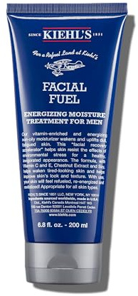 KIEHL'S Facial Fuel Hidratante 200 ml Crema Energética Hidratante con Vitamina C & E y Extracto de Castaña para Hombres exigentes Piel Facial Crema Facial No Grasa