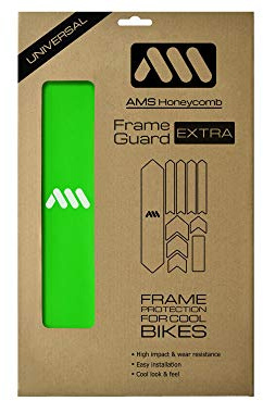 Protector de Cuadro Adhesivo MTB Honeycomb Extra 10 Piezas - Green/White