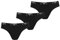 Emporio Armani Underwear Homme Emporio Armani Men's Basic-Essential Monogram 3-Pack Brief Slip, Noir, XL (3er Pack)
