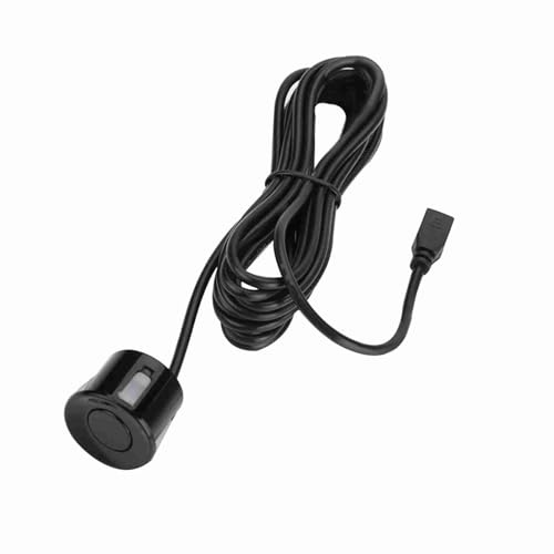 Sensore di parcheggio EVGATSAUTO ， 4 pezzi/set sensori di parcheggio inverso sensori di aiuto sonda parti di assistenza di backup(Nero)