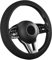 DAZZLUXE 1 coprivolante elastico, coprivolante antiscivolo, adatto per volanti rotondi e a forma di D con diametro di 37 – 39 cm
