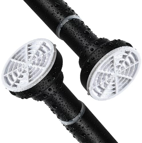 Shower Curtain Rod, Stainless Steel Extendable Shower Curtain Pole Tension Rods for Curtain No Drilling Shower Curtain Rail Net Curtain Poles for Bathroom Window Kitchen Wardrobe 160-270cm,Black