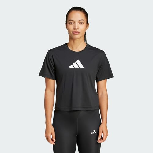 adidas Women's Workout Essentials Big Performance Logo Training T-Shirt, Black, S