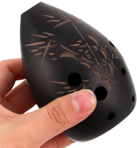 BESTonZON 8-Loch Keramik Okarina Für Anfänger Handgefertigtes Blasinstrument Mit Authentischem Klang Für Traditionelle Musik Und Musikunterricht