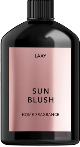 LAAY Refill inomhusdoft 500 ml – Sun Blush – varm påfyllning för doftpinnar reed diffuser – Tillverkad i Tyskland