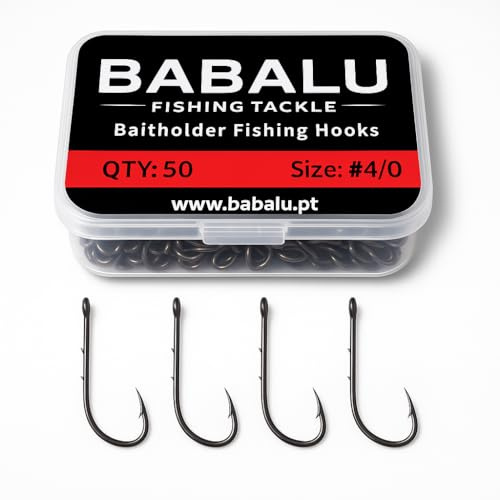 Baitholder-Fiskekrokar (beteshållare) BH – 50 st i högkolstål