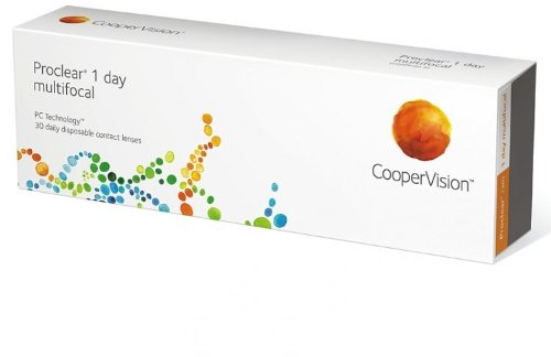 Proclear 1day Multifocal Tageslinsen weich, 30 Stück / BC 8.70 mm / DIA 14.20 / ADD MED / -4.25 Dioptrien