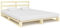 vidaXL Kiefernholz Massiv Palettenbett Palettenmöbel Massivholzbett Bett Holzbett Futonbett Bettgestell Bettrahmen Doppelbett 200x200cm