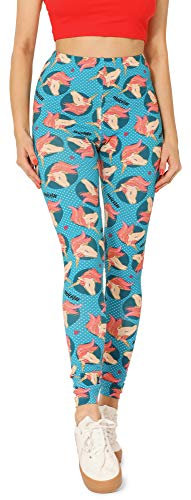 Merry Style Flicka Långa Leggings MS10-408(Blå/Enhörning, 170)