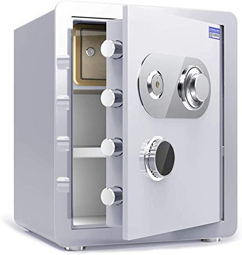 Safe Box, feuerfest, wasserdicht, Tresor für Zuhause und Schlosskästen, klein, mechanisches Zahlenschloss, feuerfest, Diebstahlschutz, Geldschrank, der an der Wand befestigt werden kann, 3 Größen für